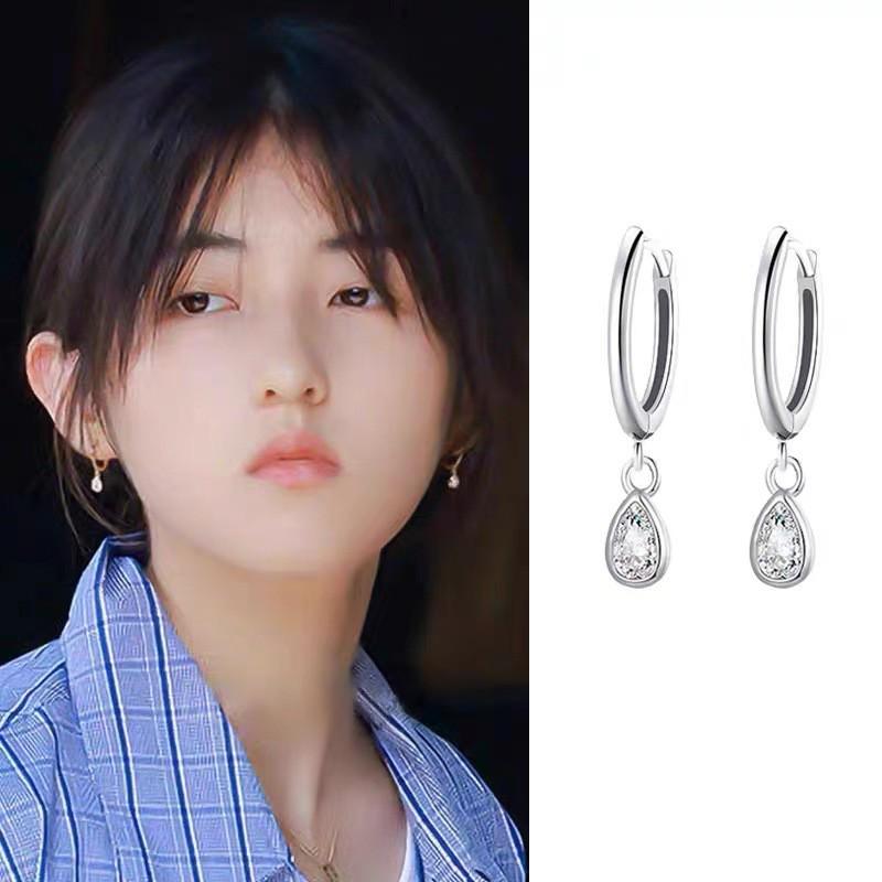 Серьги-кольца из стерлингового серебра 925 пробы: 2025 Современный Нишевый Дизайн - Элегантный и Роскошный для Женщин