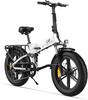 ENGWE folding electric bicycle, 48V 13Ah battery, 20-inch tires, 250W motor, range up to 120 kilometers.ENGINE X