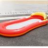 Inflatable Recliner Adult with Net Floating Row Ins Swimming Ring Water Floating Bed Anti-rollover Swimming Ring