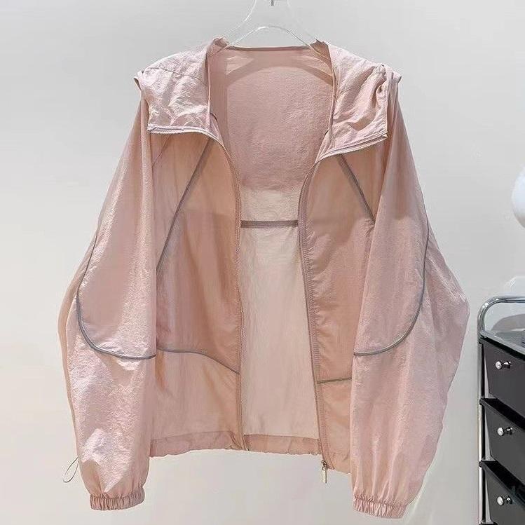 Breathable Sunscreen Clothing Women's Summer Thin Jacket Loose All-match Sunscreen Clothing Air-conditioned Cardigan Jacket