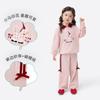 Повседневный комплект для девочки с принтом маленькой лошади (Толстовка и брюки)