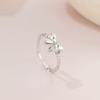 High-End Adjustable Women's Bow Finger Ring - Elegant, Sweet, Niche Design