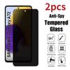 Privacy Screen Protector for Samsung A53 A13 A52S A52 A32 A12 A50 A51 A72 A22 A33 A73 M12 M52 S10E S20FE Anti-spy Tempered Glass