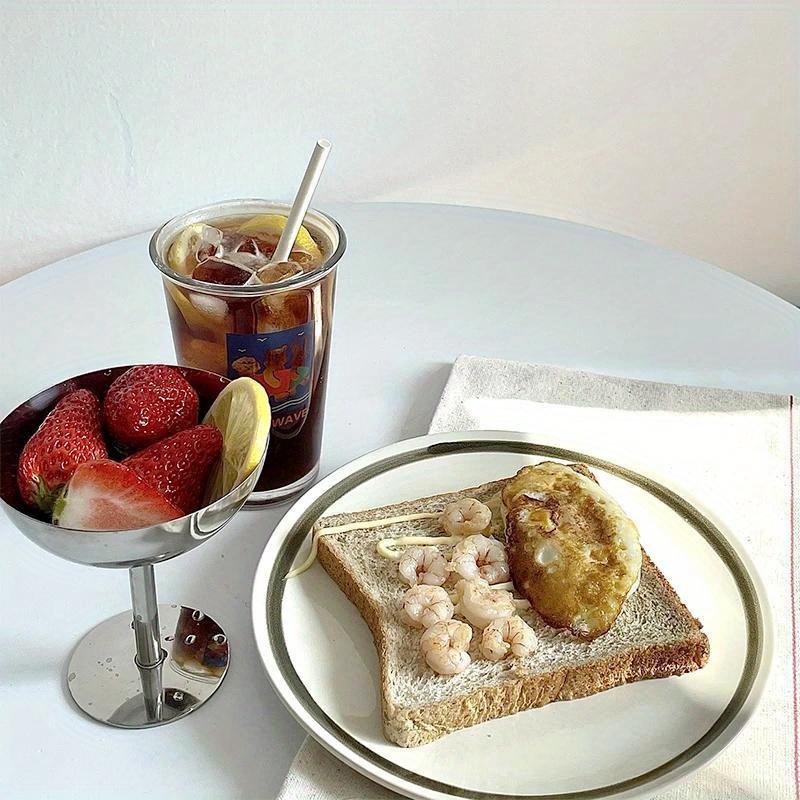 Чашка для мороженого Нержавеющая сталь Блюдо для закусок Кухня Салат Сорбет Чаша для приготовления Бар Бокалы для вина Пудинг Десертная посуда