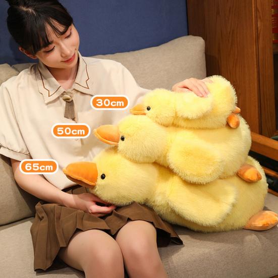 Yousheng Лежащая утка плюшевая игрушка желтая утка плюшевая мягкая игрушка животное комфорт кукла подушка домашний офис спальня украшение дети взрослые подарок на день рождения