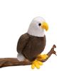 25 см Плюшевая игрушка Птица Белоголовый Орлан Набитая Пушистая Как Настоящее Животное Плюшевая Игрушка День Рождения Подарок