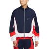 Nike Throwback Colorblock Woven Sports Basketball Stand Collar Jacket Navy Blue Dark blue Men's CV1932-419