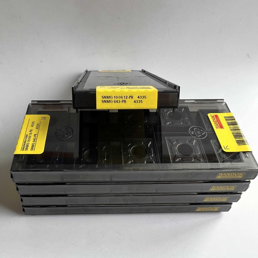 Original Sandvik / SNMG190612-PR 4335  / CNC Lathe Carbide Blade 10 Pcs