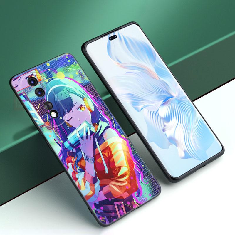Game Project Sekai Black Phone Case For Huawei Honor 70 90 Lite X40 GT X50 I X5 Plus X6A X6S X7A X8A X8B X6 X7 X8 X9 4G X9A X9B
