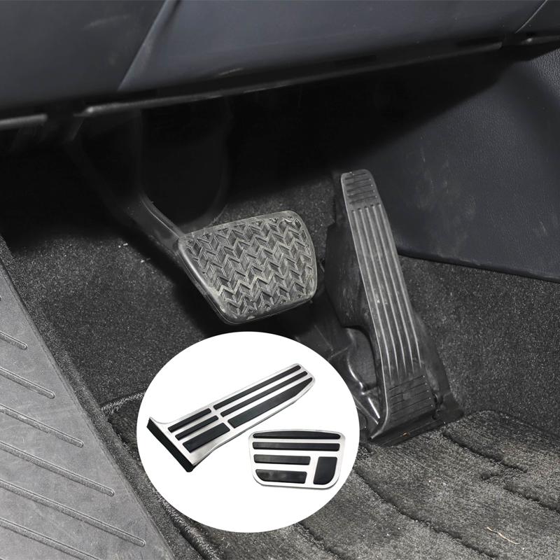 Для Lexus LM350h 500h Toyota Alphard AH40 2024 2025 Нержавеющая сталь Педаль акселератора Противоскользящая накладка Накладка на педаль тормоза Автозапчасти