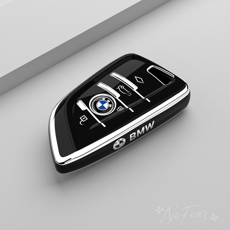 IQJD2 Car Smart Remote Key Case Cover For BMW 530i 550i 320i 1 2 3 4 5 Series 118i 225i M240i F20 F21 F30 F31 F25 F01 F0 Car stickers