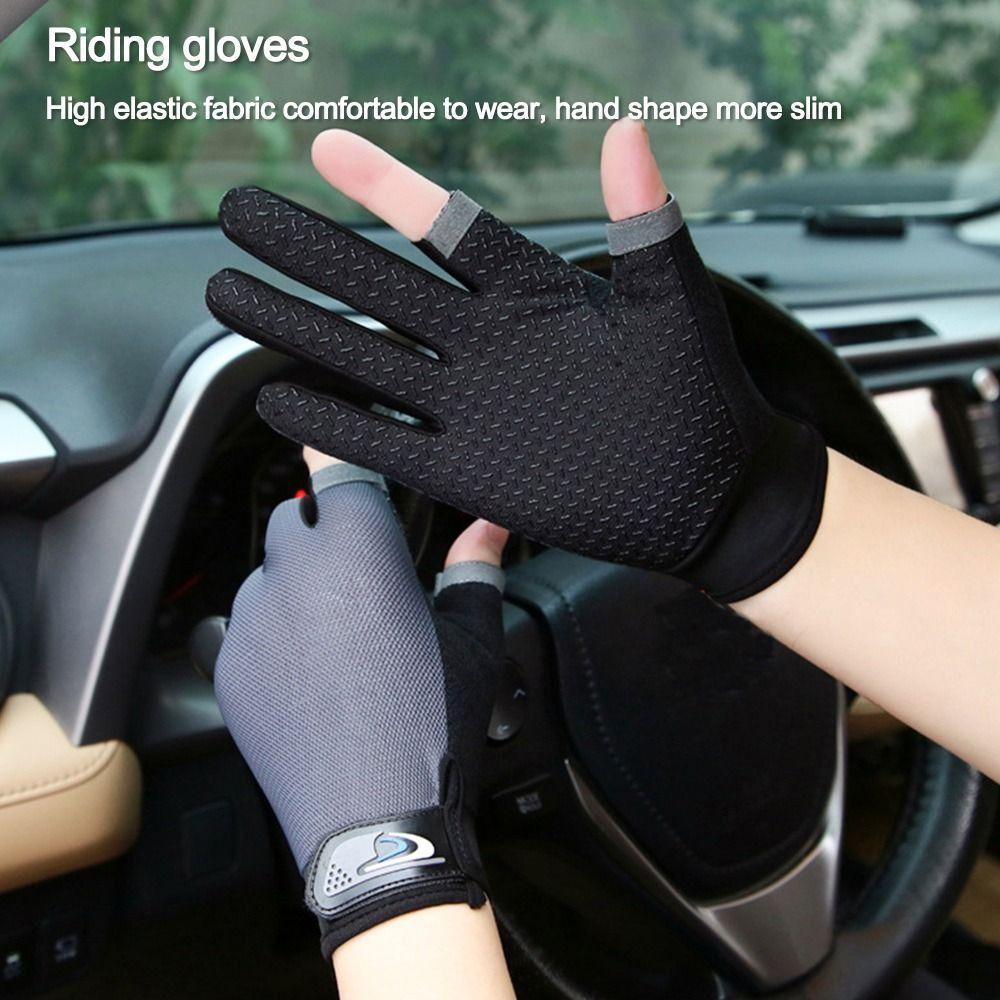 Fitness Cycling Equipment Cycling Gloves Fishing Gloves Half-finger Mitte Driving Fishing Mitte