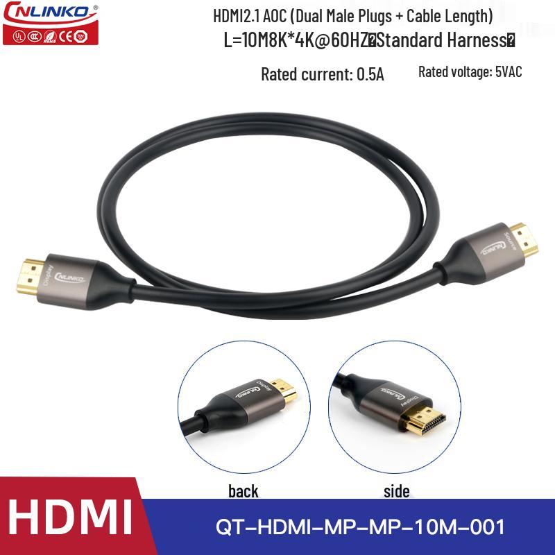 Водонепроницаемый авиационный HDMI-разъем Lingke LP24 для проекторов и мониторов