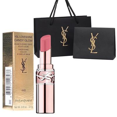 Yves Saint Laurent Love Shine Candy Glow Balm Включен пакет для покупок в универмаге (#44Б) Губная помада, Косметика, Подарок,