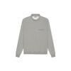 Fear of God Пуловер Essentials Mockneck Толстовка на флисовой подкладке Топы унисекс Темно-вереск-овсянка FOG-SS21-612