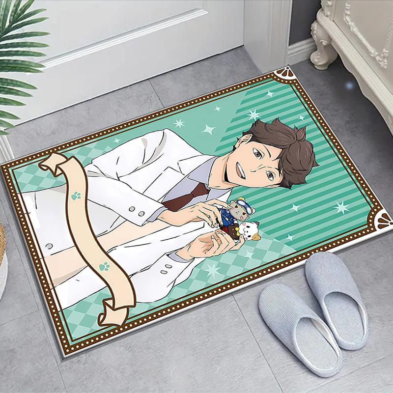1pc Oikawa Tooru1 Design Area Rug - Non-Slip, Soft & Cozy Floor Mat for Living Room, Bedroom, Office - Indoor/Outdoor Decorative Carpet