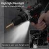 Household 3in1 Multifuctional Electric Drill Handheld Lithium Screwdriver 21V Impact Drill Brushed