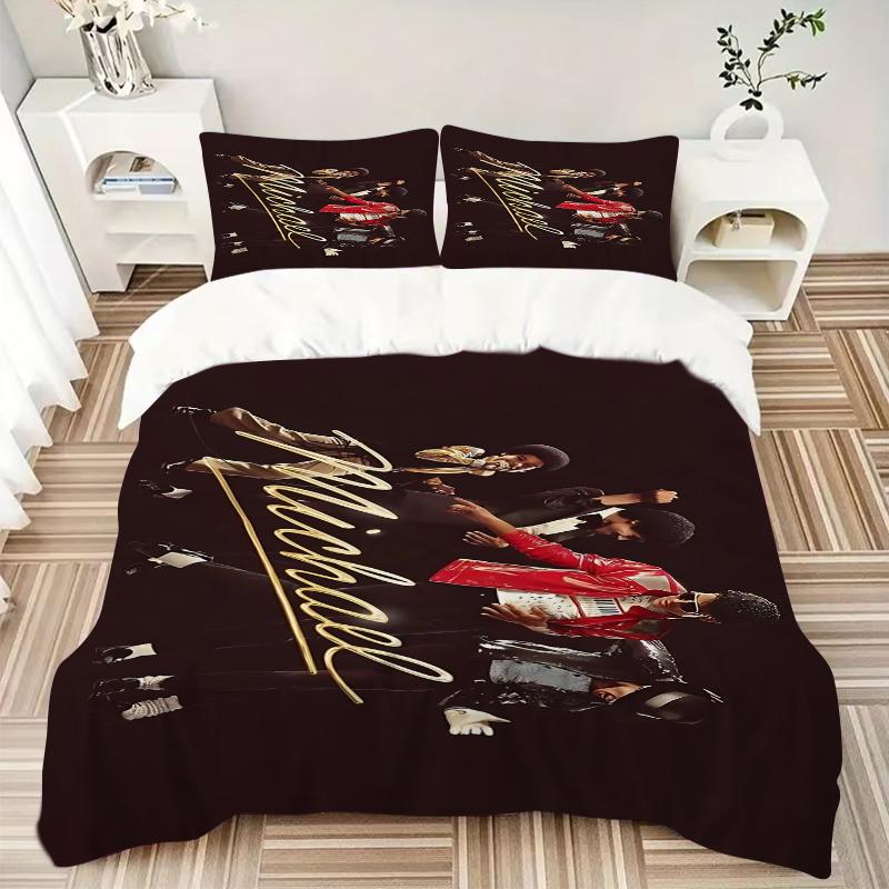 3Pcs Michael Jackson'S Legacy Bedding Sets For All Sizes New 3D Printed Bed Cover Comforter Duvet Cover Pillowcase Bedroom Decoration