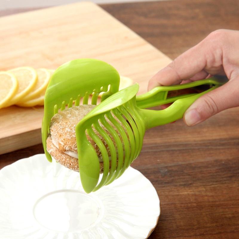 Versatile Fruit Vegetables Slicer Round Potato Lemon Egg Holder Cutter Tool Kitchen Gadgets Utensils