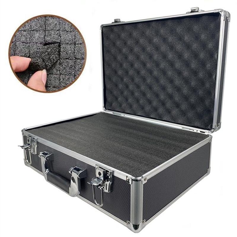 Портативный алюминиевый ящик для инструментов, защитное оборудование, ящик для инструментов, ящик для инструментов, чехол для хранения, чемодан, ударопрочный корпус