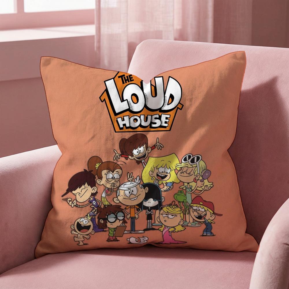Наволочка для подушки L-Loud House, многоцелевая, для дома и автомобиля - Двусторонняя, мягкая и прочная для ежедневного использования