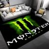 1 шт. Коврик для прихожей с логотипом Monster Energy, Нескользящий коврик, Ковер для комнаты, Декор для улицы, Кухонный коврик, Придверный коврик - Можно стирать в машине, Легко чистить