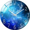 Digital Wall Clock with Low Noise, 30cm/12inch Starry Deer Wall Clock Quartz Clock Quiet Silent Simple Clock for Home Decor Children Room