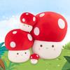Cute Little Mushroom Plush Toy Red Umbrella Umbrella Doll Plant Throw Pillow Simulated Mushroom Cushion Cross-border Toy