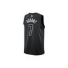 Jordan Brooklyn Nets Basketball Jersey Unisex Black DO9518-011