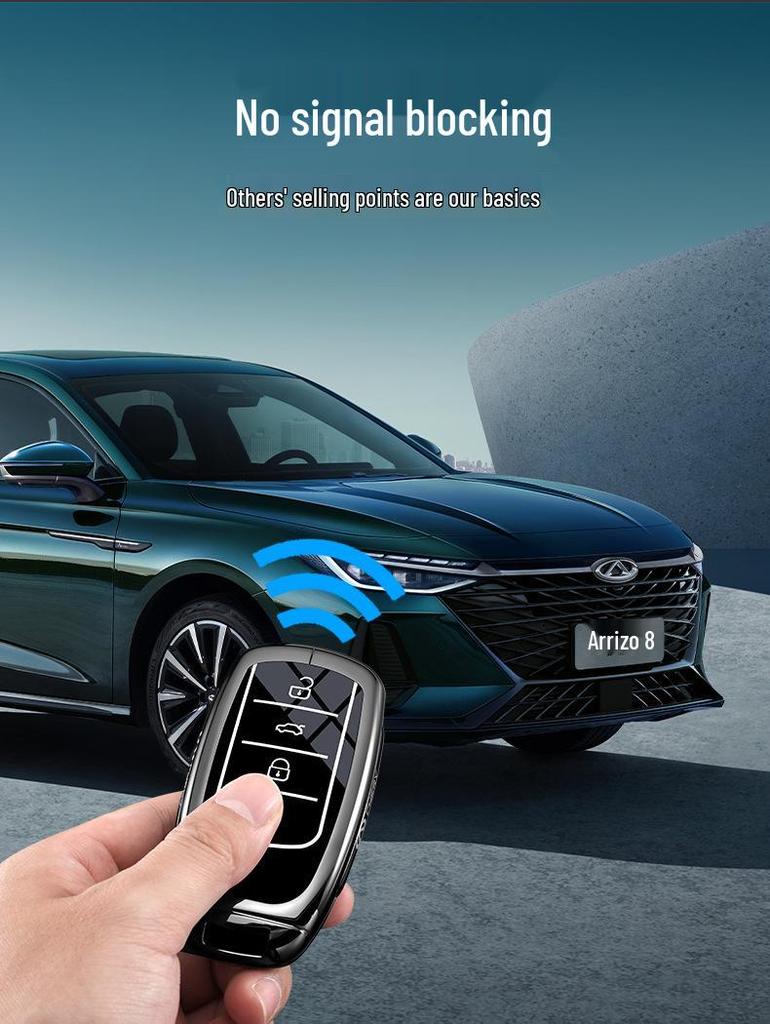 2025 Чехол для ключа Chery Tiggo для Tiggo 8 Pro/9/8 Plus/8L/7 Plus, Корпус с пряжкой для автомобиля Arrizo 8