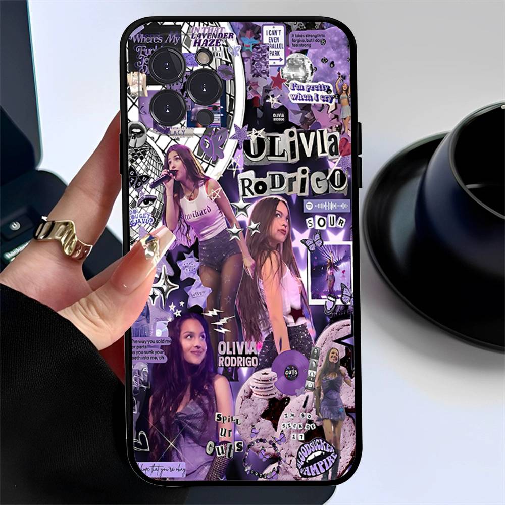 Чехол для телефона Singer O-Olivia GUTS R-RodrigoS For Iphone 17 16 15 11 13 14 Pro Max Plus 12 Mini Черный