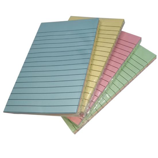 Эстетический липкий блокнот из 6 шт. с линиями для повышения производительности. Широко используемый портативный нейтральный блокнот в стиле бохо.