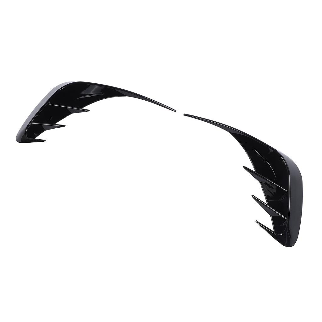Пара спойлеров на боковые вентиляционные отверстия заднего бампера, глянцево-черные, спортивный вид, аэродинамические для универсала 3 серии G21 M