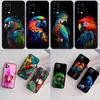 Чехол для телефона с рисунком попугая для OPPO A40 A60 A80 A15 A16 A16K A12 A17 A17K A54 A54S A53 A53S A55 A56 A57 A98 F23
