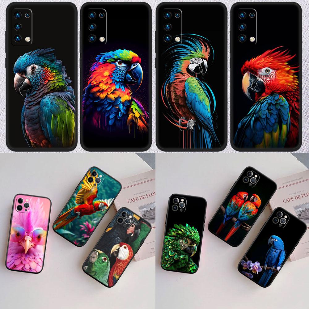 Чехол для телефона с рисунком попугая для OPPO A40 A60 A80 A15 A16 A16K A12 A17 A17K A54 A54S A53 A53S A55 A56 A57 A98 F23