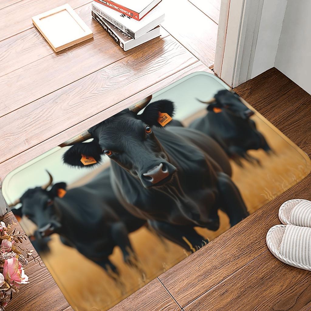 1 шт. Коврик для кухни с 3D-рисунком, Нескользящий придверный коврик, Поп-дизайн, Коврик для ванной комнаты, Коврик для ванной, Ковер для дома, Декор для раковины, Прачечной