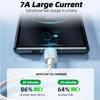 Кабель USB Type-C для быстрой зарядки и передачи данных, 7А, 100 Вт