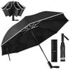 Folding Umbrella Shape Memory and Folding Umbrella Automatic Opening and Closing Folds In 3 Seconds Reflective Tape 8 Ribs Waterproof 310T Reverse
