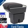 Подлокотник-бокс для Ford Fiesta Седан и Хэтчбек - Совместим с Новыми и Старыми Моделями, Аксессуар для Модификации
