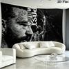 Post Malone Wall Tapestry Aesthetic Wall Hanging Printed Fabric Blanket Decorative Tapestries for Bedroom Living Room Home Decor