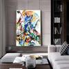 Wassily Kandinsky's Famous Art Works Abstract Canvas Art Painting Poster Home Decoration Mural