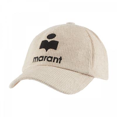 Isabelle Marant Cq001xhb A3c08j 90be Tyron Tyron Вышивка логотипа Вельветовая Бейсболка
