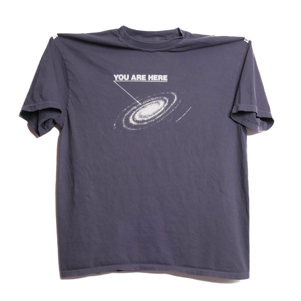 You Are Here Tee Milky Way Galaxy Nasa Space Can’t Buy Me Love Faded Navy XL