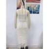 Women's Summer New Knitted Hollow Sexy Loose Beach Smock Dress