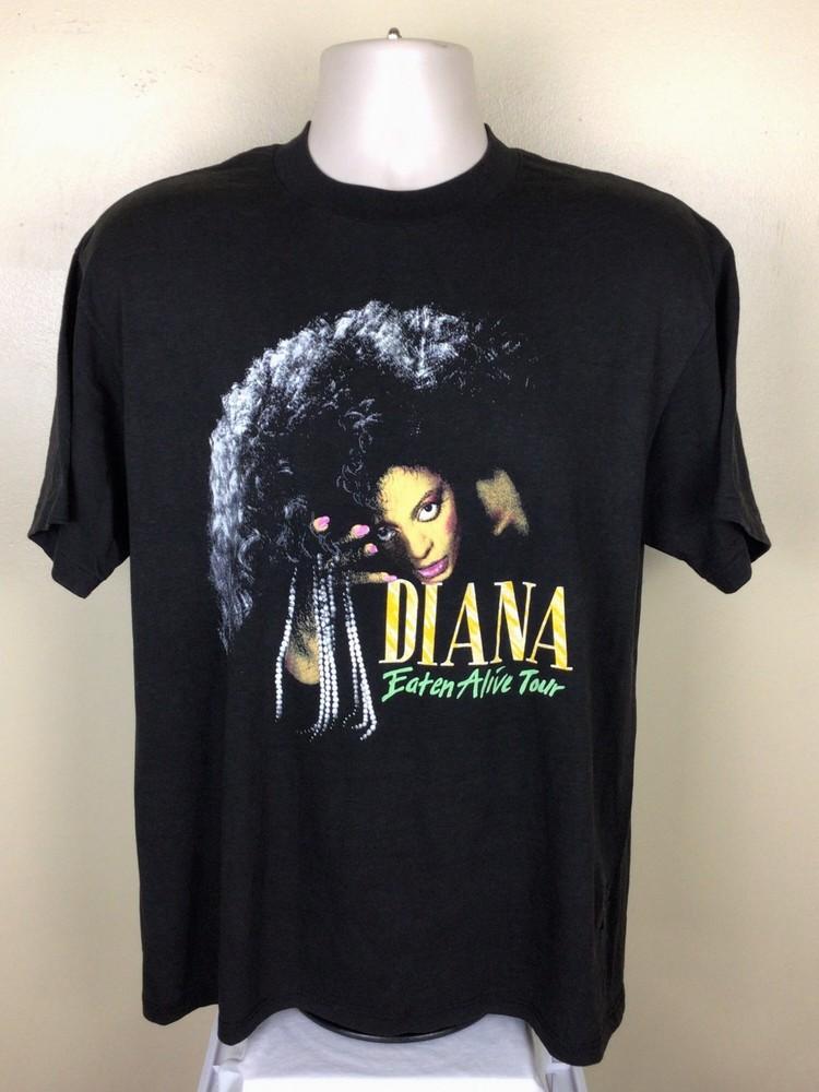 Винтажная футболка Diana Ross Eaten Alive Все размеры от S до 5XL NZL131 Унисекс футболка