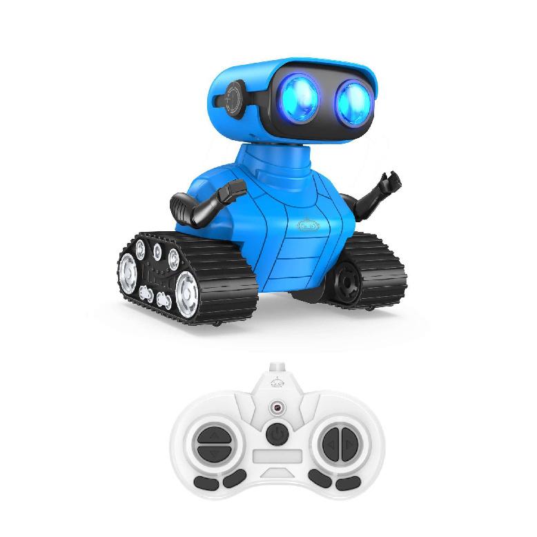 Перезаряжаемый 2,4G RC Танцующий Робот Игрушка Светодиодные Мигающие Глаза Звук Световой Эффект Робот на Пульте Управления для Детей Мальчиков Девочек