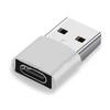 4Pcs USB Type C Female To USB A Male Adapter Aluminium Alloy Portable USB A Male Converter