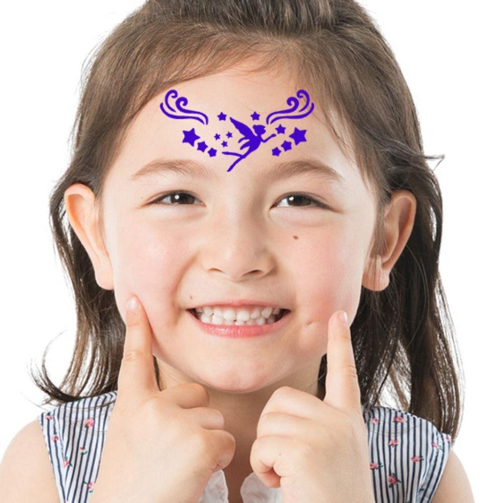 Stencils for Body Painting Face Art Halloween Birthday Party DIY Makeup Stamps Paint Template Temporary