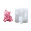 3D Cat Shaped Candle Silicone Mold for DIY Hand-made Candle Ornaments Mould Handicrafts Making Tool Baking Mold