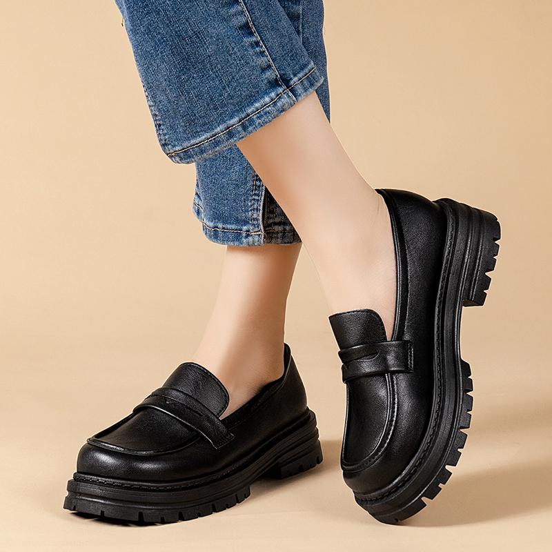 Модная женская обувь 2024 года, хит продаж, модная повседневная универсальная обувь, верхняя одежда, ленивые мокасины на толстой подошве для женщин, Zapatos, новые